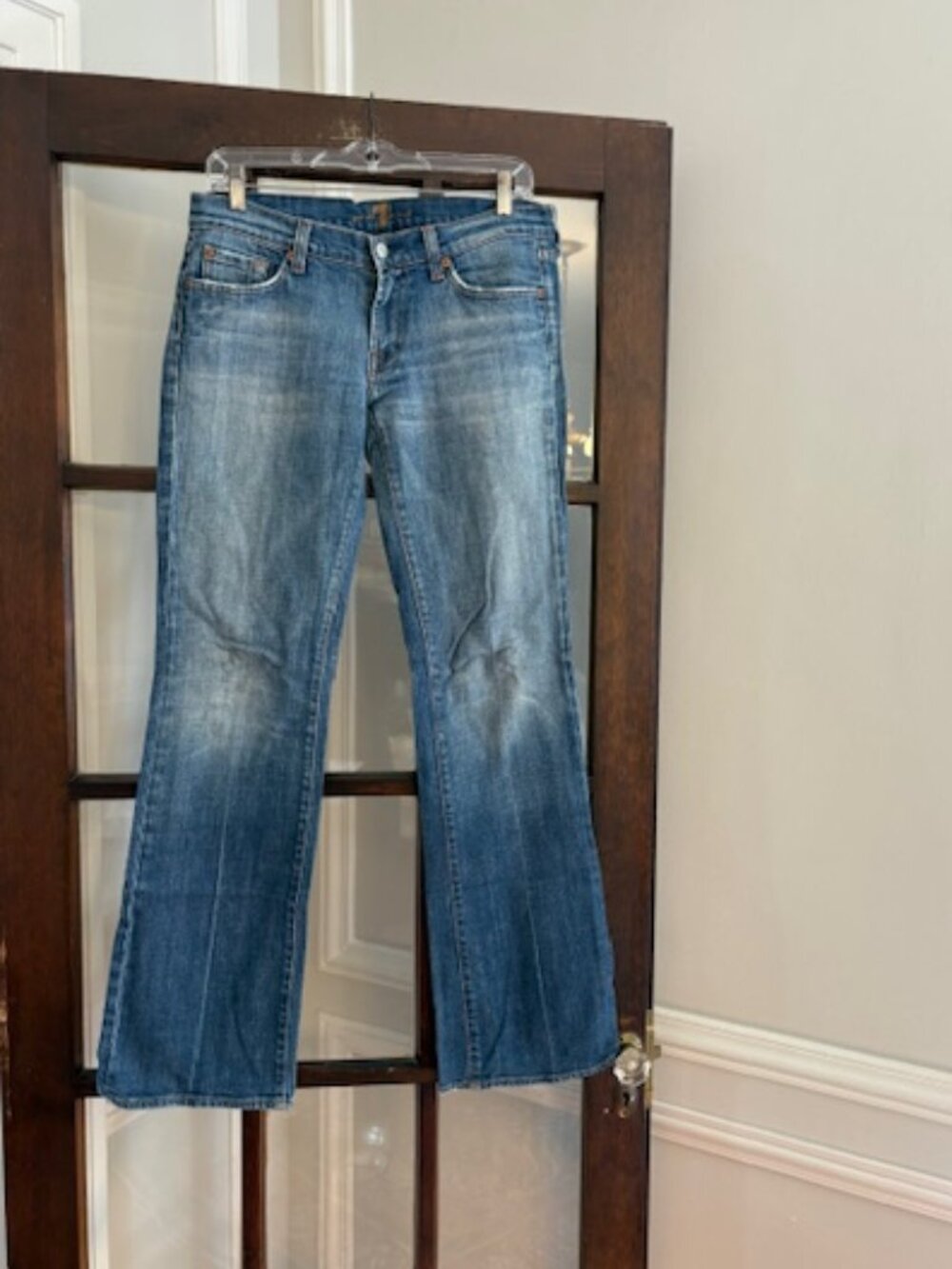 7 for All Mankind Bootcut Jeans, Size 28